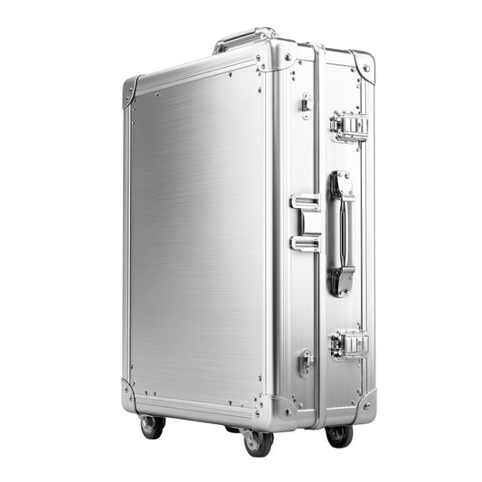 The Fortress: Full Aluminum-Magnesium Alloy Suitcase