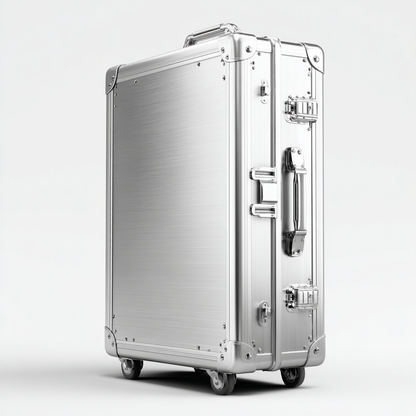 The Fortress: Full Aluminum-Magnesium Alloy Suitcase