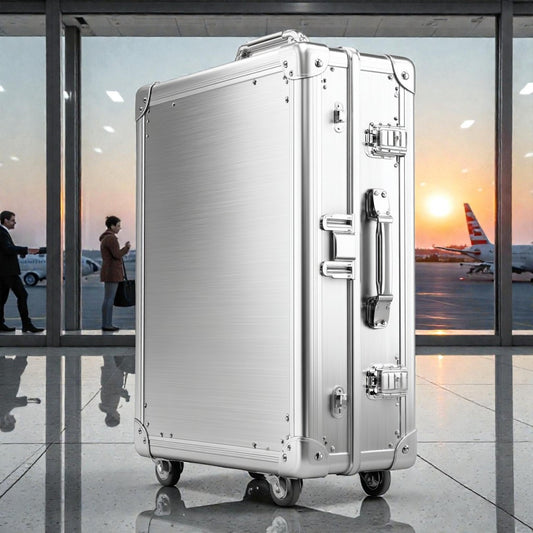 The Fortress: Full Aluminum-Magnesium Alloy Suitcase