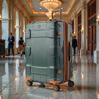 Voyager Plus: Expandable Large Checked Suitcase (28")